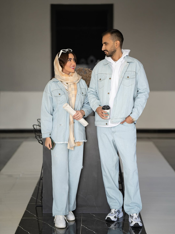 استایل blue denim