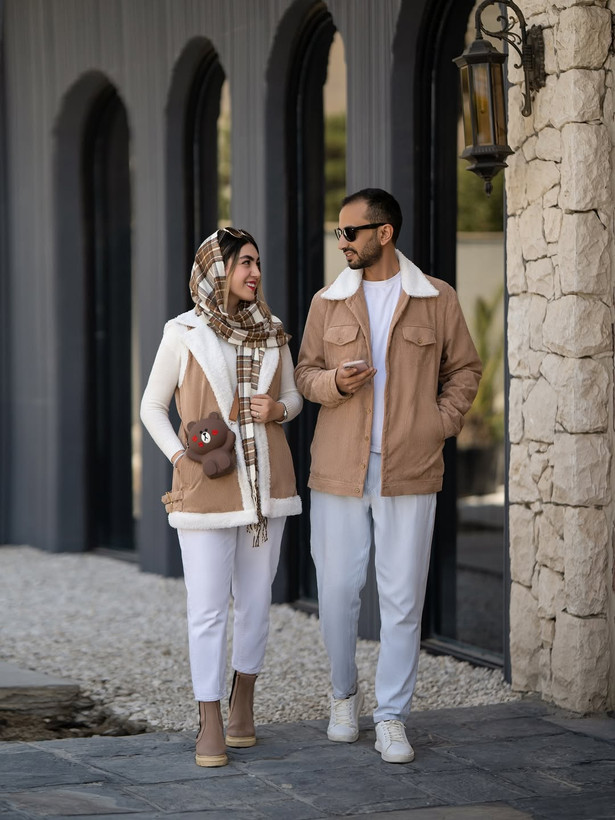 استایل بوفالو مخمل کبریتی